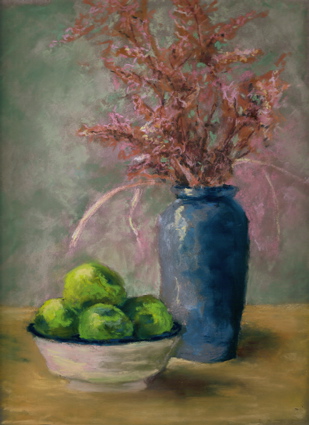Blue Vase, 12 x 9