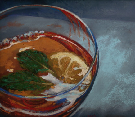 Pastel Strokes Tea with Lemon Pastel Strokes Tea with Lemon